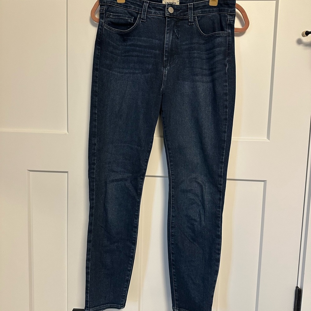 L’AGENCE Straight Denim Jeans